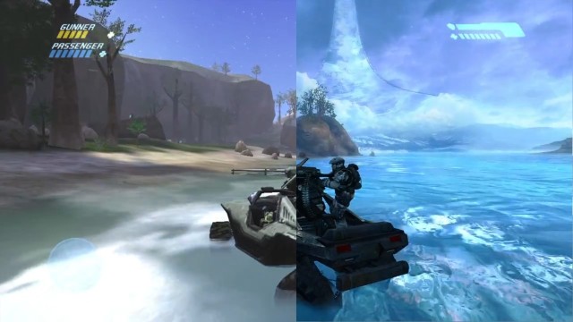 halo anniversary comparison